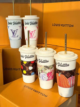 Load image into Gallery viewer, CUSTOM LOUIS CUP AND STRAW
