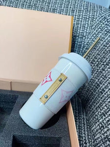 CUSTOM LOUIS CUP AND STRAW