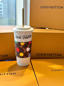 CUSTOM LOUIS CUP AND STRAW