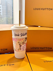 CUSTOM LOUIS CUP AND STRAW