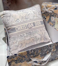 Load image into Gallery viewer, CHRISTIAN GREY THROW PILLOW
