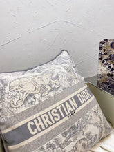 Load image into Gallery viewer, CHRISTIAN GREY THROW PILLOW
