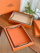 Load image into Gallery viewer, HERMES LEATHER SERVING TRAY
