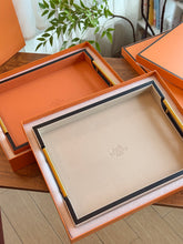 Load image into Gallery viewer, HERMES LEATHER SERVING TRAY
