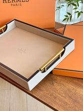 Load image into Gallery viewer, HERMES LEATHER SERVING TRAY
