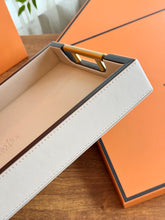 Load image into Gallery viewer, HERMES LEATHER SERVING TRAY
