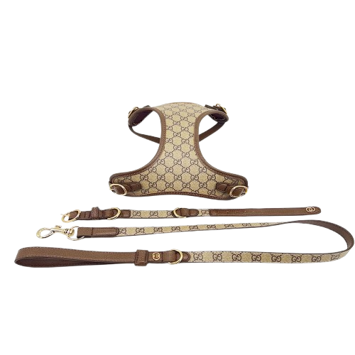 GUCCI PET HARNESS, COLLAR AND LEASH