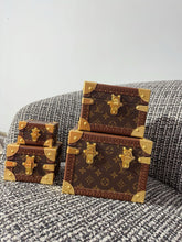 Load image into Gallery viewer, CUSTOM LV PYRAMID MONOGRAM TRUNK SET
