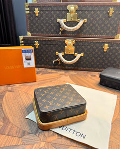 CUSTOM LV SQUARE YELLOW JEWELRY BOX