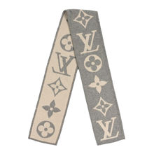 Load image into Gallery viewer, LV CASHMERE MONOGRAM SWEET DREAMS SCARF GREY
