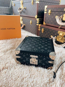 CUSTOM BLACK LV JEWELRY BOX