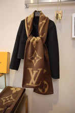 Load image into Gallery viewer, LV CASHMERE MONOGRAM SWEET DREAMS SCARF BROWN
