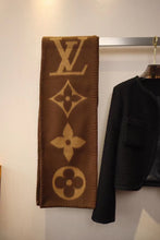 Load image into Gallery viewer, LV CASHMERE MONOGRAM SWEET DREAMS SCARF BROWN
