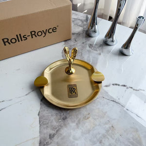 ROLLS ROYCE METAL ASHTRAY (ROUND)