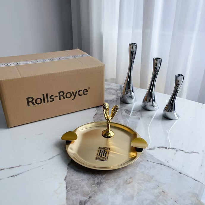 ROLLS ROYCE METAL ASHTRAY (ROUND)