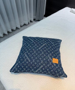 CUSTOM LV DENIM PILLOW