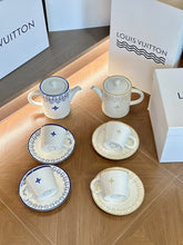 Load image into Gallery viewer, CUSTOM LV TEA CUP AND TEA POT SET
