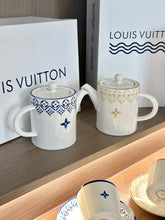 Load image into Gallery viewer, CUSTOM LV TEA CUP AND TEA POT SET
