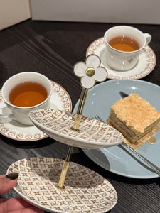 CUSTOM LV HIGH TEA SET