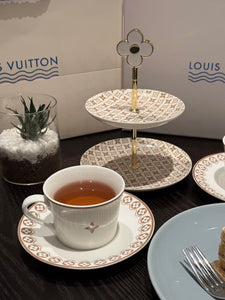 CUSTOM LV HIGH TEA SET