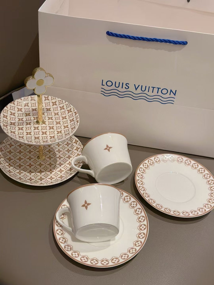 CUSTOM LV HIGH TEA SET