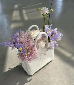 CUSTOM BIRKIN BAG FLOWER VASE