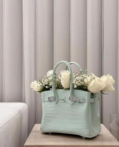 CUSTOM BIRKIN BAG FLOWER VASE