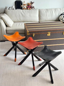 BURBERRY LEATHER STOOL