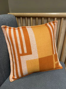 HERMES WOOL ITHAQUE THROW PILLOW