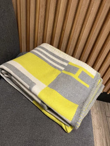 HERMES WOOL ITHAQUE THROW BLANKET