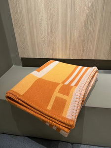 HERMES WOOL ITHAQUE THROW BLANKET