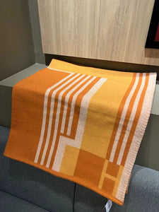 HERMES WOOL ITHAQUE THROW BLANKET