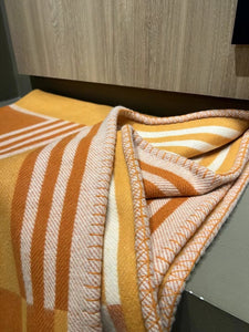 HERMES WOOL ITHAQUE THROW BLANKET