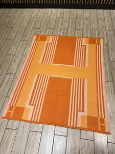 HERMES WOOL ITHAQUE THROW BLANKET