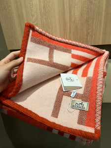 HERMES WOOL ITHAQUE THROW BLANKET