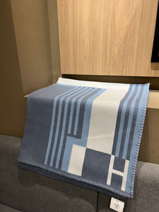 HERMES WOOL ITHAQUE THROW BLANKET