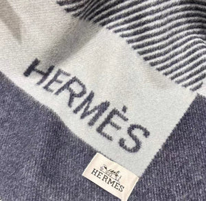 HERMES WOOL RIVIERA THROW BLANKET