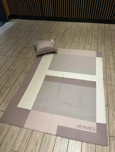 HERMES WOOL RIVIERA THROW BLANKET