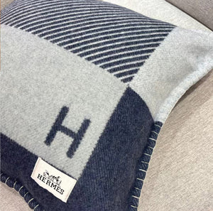 HERMES WOOL RIVIERA THROW PILLOW