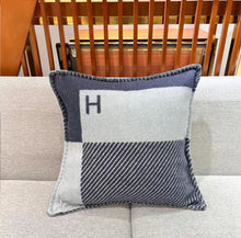 Load image into Gallery viewer, HERMES WOOL RIVIERA THROW PILLOW
