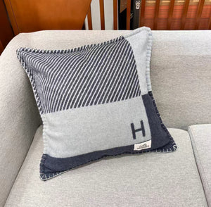 HERMES WOOL RIVIERA THROW PILLOW