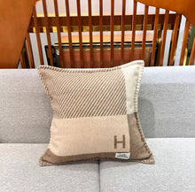 Load image into Gallery viewer, HERMES WOOL RIVIERA THROW PILLOW
