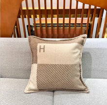 Load image into Gallery viewer, HERMES WOOL RIVIERA THROW PILLOW
