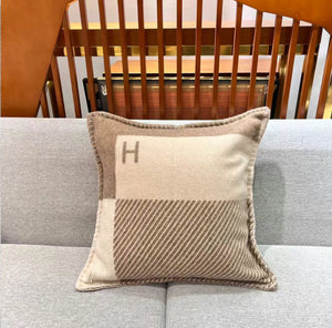 HERMES WOOL RIVIERA THROW PILLOW