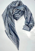 Load image into Gallery viewer, CHRISTIAN OBLIQUE DENIM SHAWL
