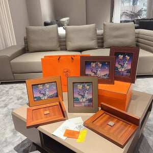 HERMES LEATHER PICTURE FRAME