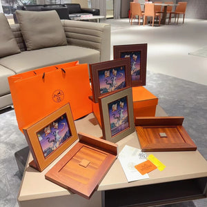 HERMES LEATHER PICTURE FRAME