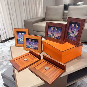 HERMES LEATHER PICTURE FRAME