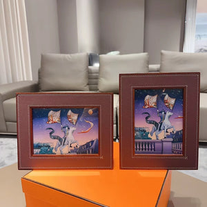 HERMES LEATHER PICTURE FRAME