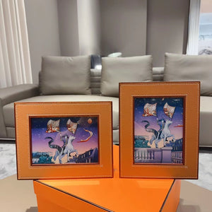 HERMES LEATHER PICTURE FRAME